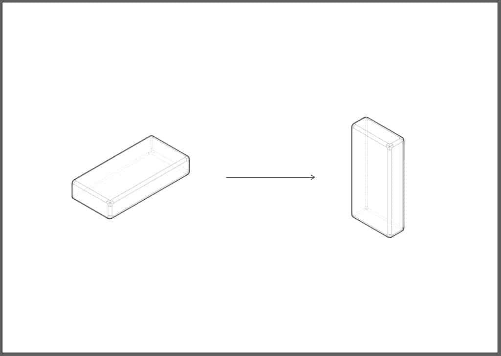 Detailansicht des fertigen stonehenge-inspirierten Gewölbes